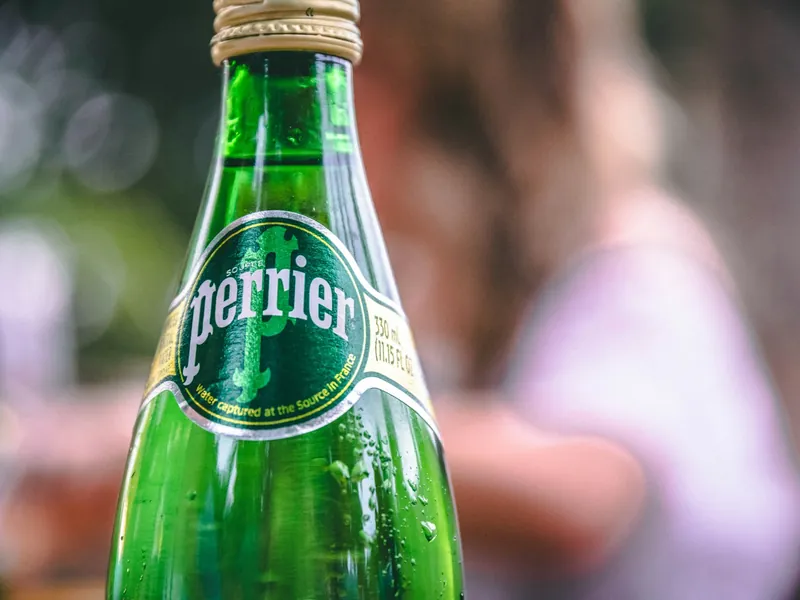 Perrier ou San Pellegrino 50 cl : Eau gazeuse